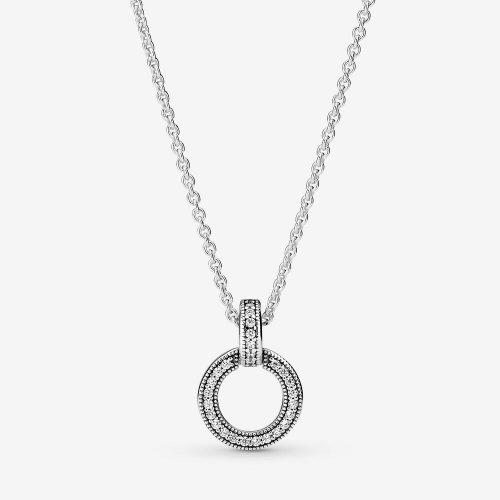 PANDORA Doble Colgante y Collar de Círculos - 399487C01