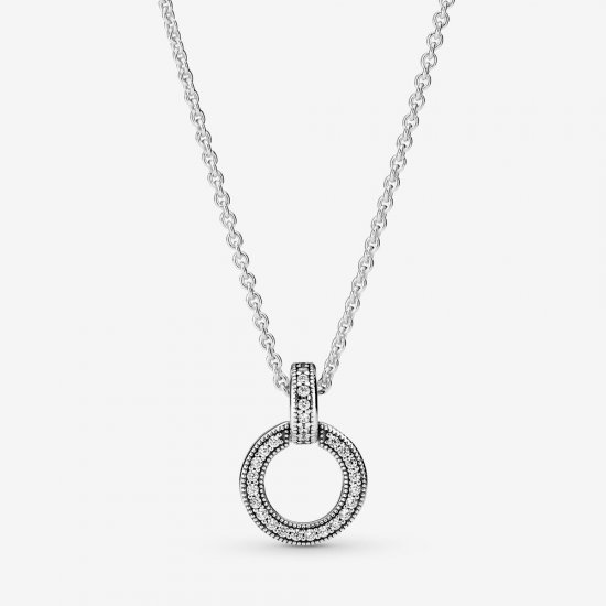 PANDORA Doble Colgante y Collar de Círculos - 399487C01 - Haga click en la imagen para cerrar
