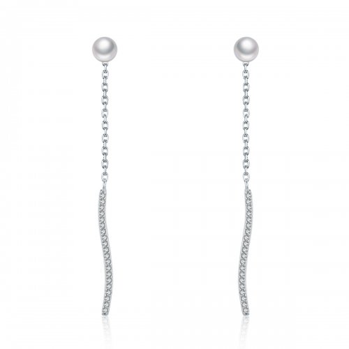 Pendientes colgantes estilo Pandora Love At First Sight - VSE126