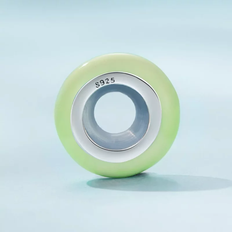 (imagen para) Abalorio Pandora de estilo espaciador de gel de sílice - SCC1450-LG - Ver 3