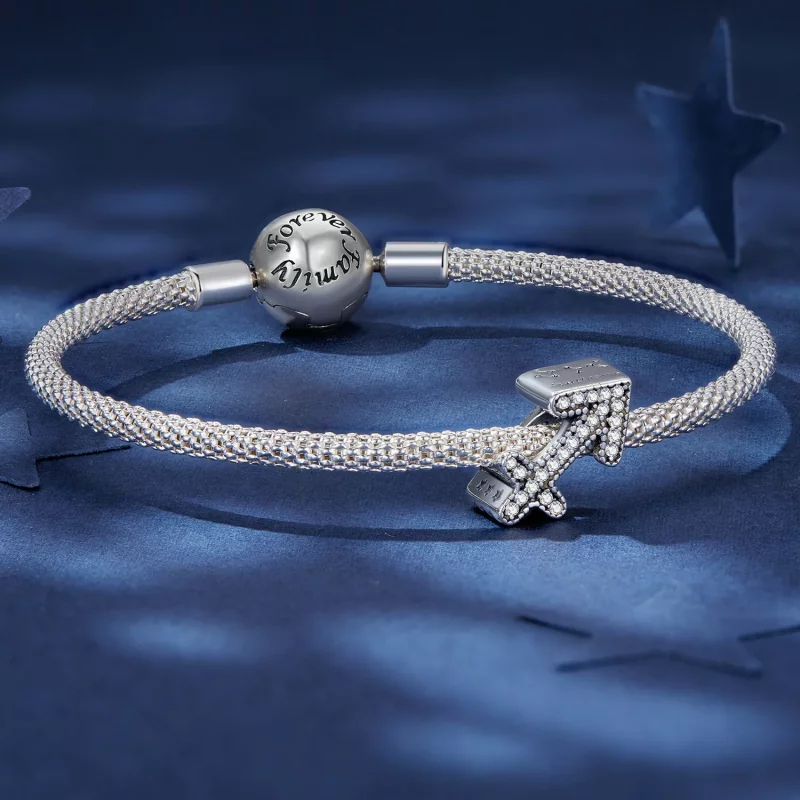 (imagen para) Amuleto de la suerte estilo Pandora del signo del zodiaco Sagitario - SCC2516-9 - Ver 5