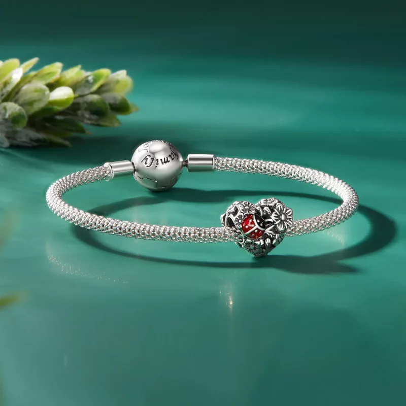 (imagen para) Amuleto de mariquita de estilo Pandora - SCC2524 - Ver 5
