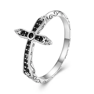 (imagen para) Anillo cruzado vintage estilo Pandora - SCR930