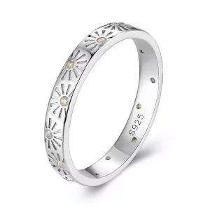 (imagen para) Anillo de estilo Pandora con diseño de sol de verano - SCR933