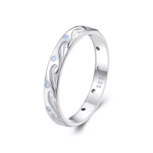 Anillo estilo Pandora con ondas - BSR443 (imagen para) Anillo estilo Pandora con ondas - BSR443