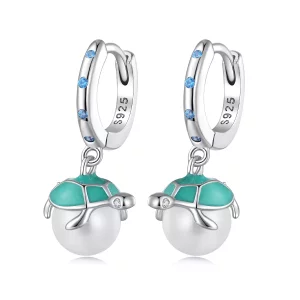(imagen para) Aros de tortuga marina estilo Pandora - SCE1597