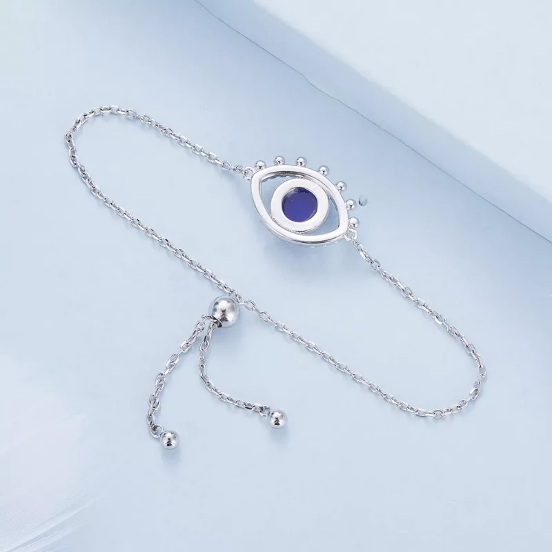 (imagen para) Brazalete estilo Pandora con ojo de diablo - BSB129 - Ver 5