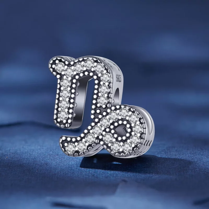 (imagen para) Charm compatible con Pandora estilo Capricornio de la suerte - SCC2516-10 - Ver 2