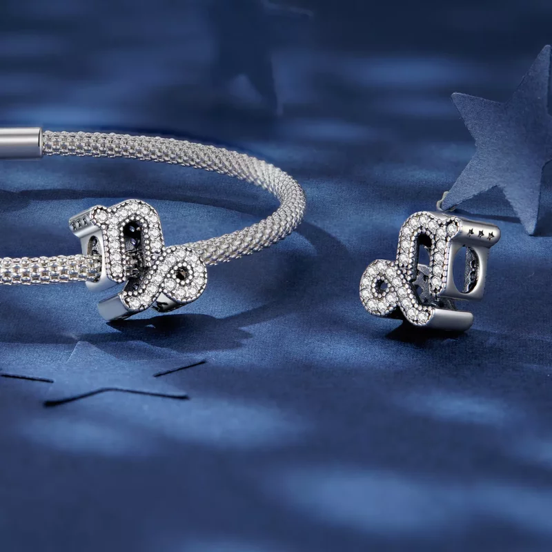 (imagen para) Charm compatible con Pandora estilo Capricornio de la suerte - SCC2516-10 - Ver 4