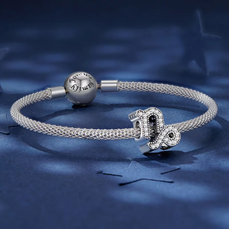 (imagen para) Charm compatible con Pandora estilo Capricornio de la suerte - SCC2516-10 - Ver 5