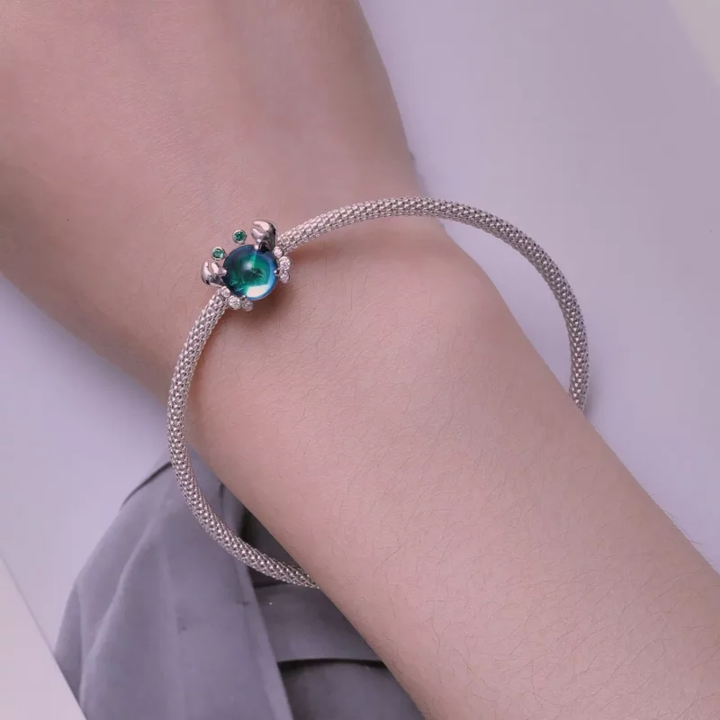 (imagen para) Charm de cangrejo colorido estilo Pandora - BSC848 - Ver 6