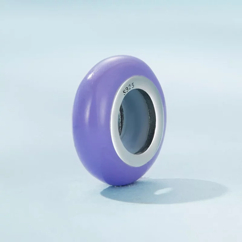 (imagen para) Charm de Espaciador de Gel de Sílice Estilo Pandora - SCC1450-BP - Ver 2