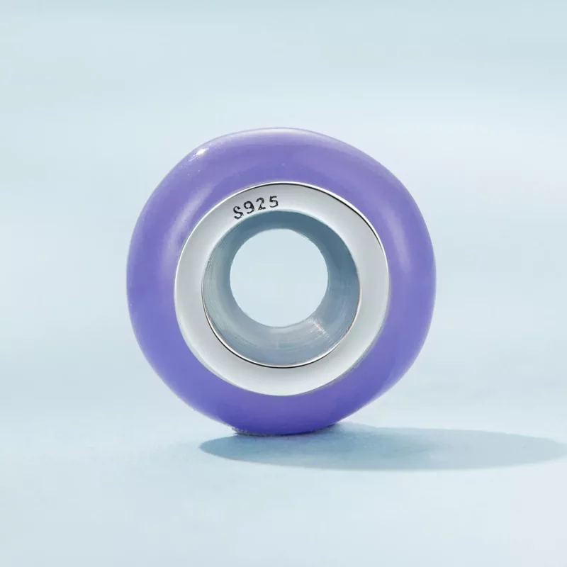 (imagen para) Charm de Espaciador de Gel de Sílice Estilo Pandora - SCC1450-BP - Ver 3
