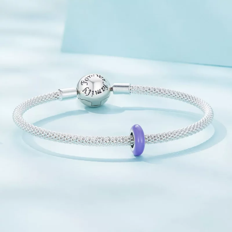 (imagen para) Charm de Espaciador de Gel de Sílice Estilo Pandora - SCC1450-BP - Ver 5