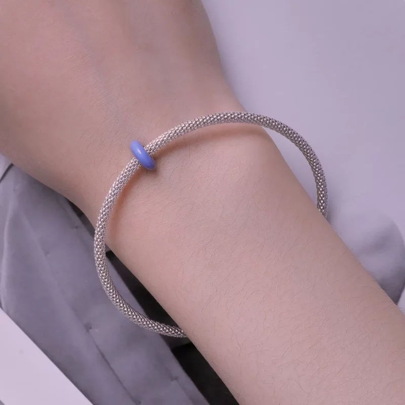 (imagen para) Charm de Espaciador de Gel de Sílice Estilo Pandora - SCC1450-BP - Ver 6