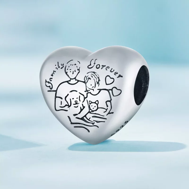 (imagen para) Charm de estilo Pandora de la felicidad - SCC2513 - Ver 2