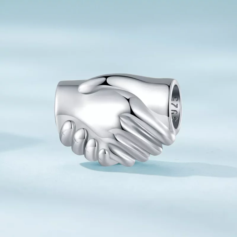 (imagen para) Charm de estilo Pandora Shake Hands - SCC2521 - Ver 2