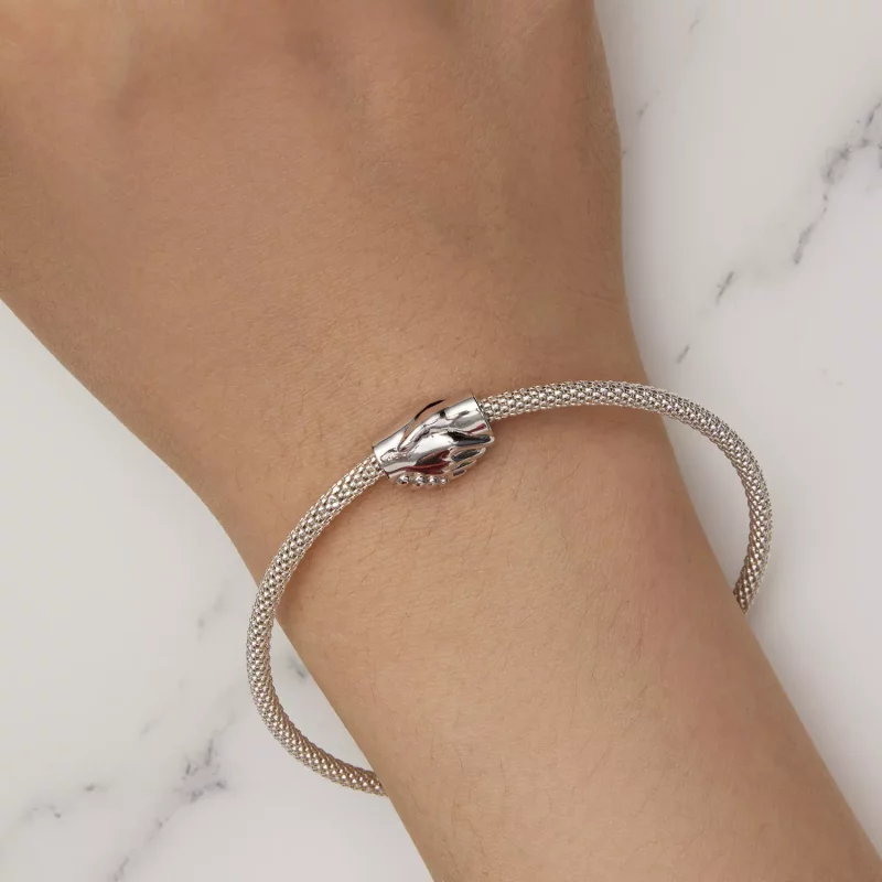 (imagen para) Charm de estilo Pandora Shake Hands - SCC2521 - Ver 7