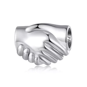 Charm de estilo Pandora Shake Hands - SCC2521 (imagen para) Charm de estilo Pandora Shake Hands - SCC2521