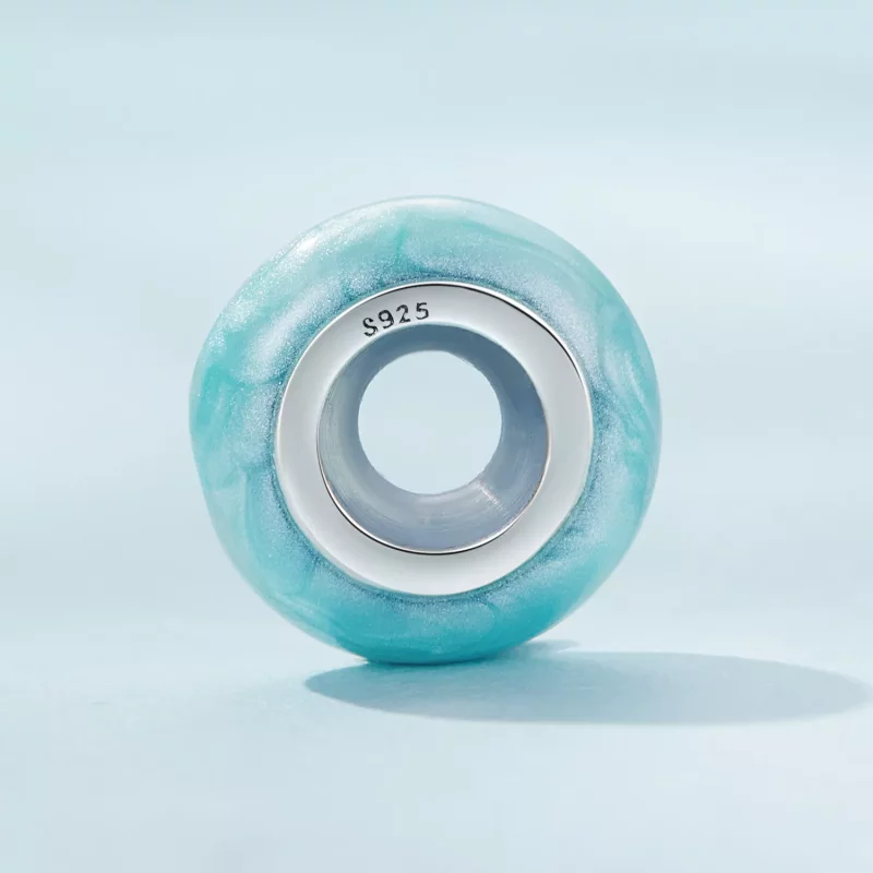 (imagen para) Charm de separador de sílice estilo Pandora - SCC1450-BGP - Ver 3