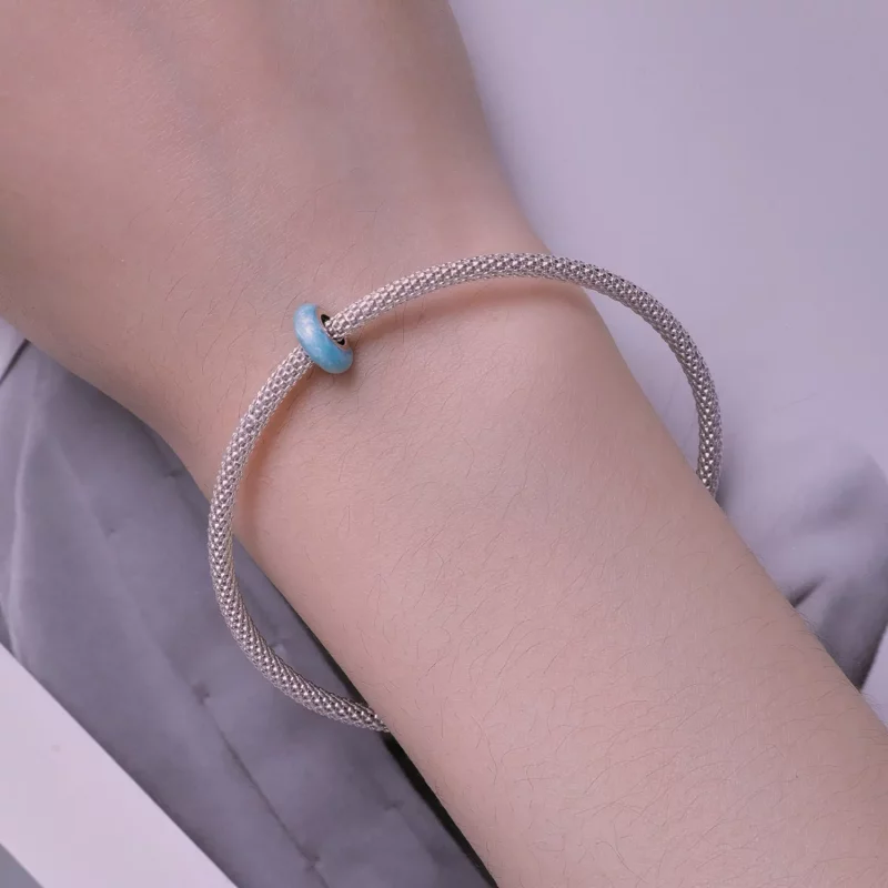 (imagen para) Charm de separador de sílice estilo Pandora - SCC1450-BGP - Ver 6