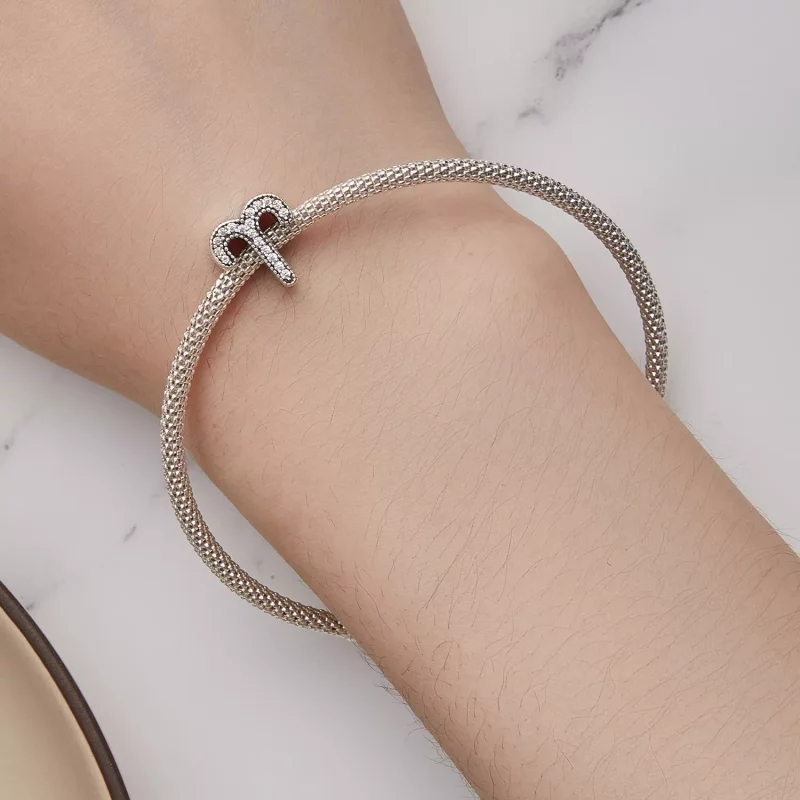 (imagen para) Charm del signo zodiacal de Aries con suerte - Estilo Pandora - SCC2516-1 - Ver 6