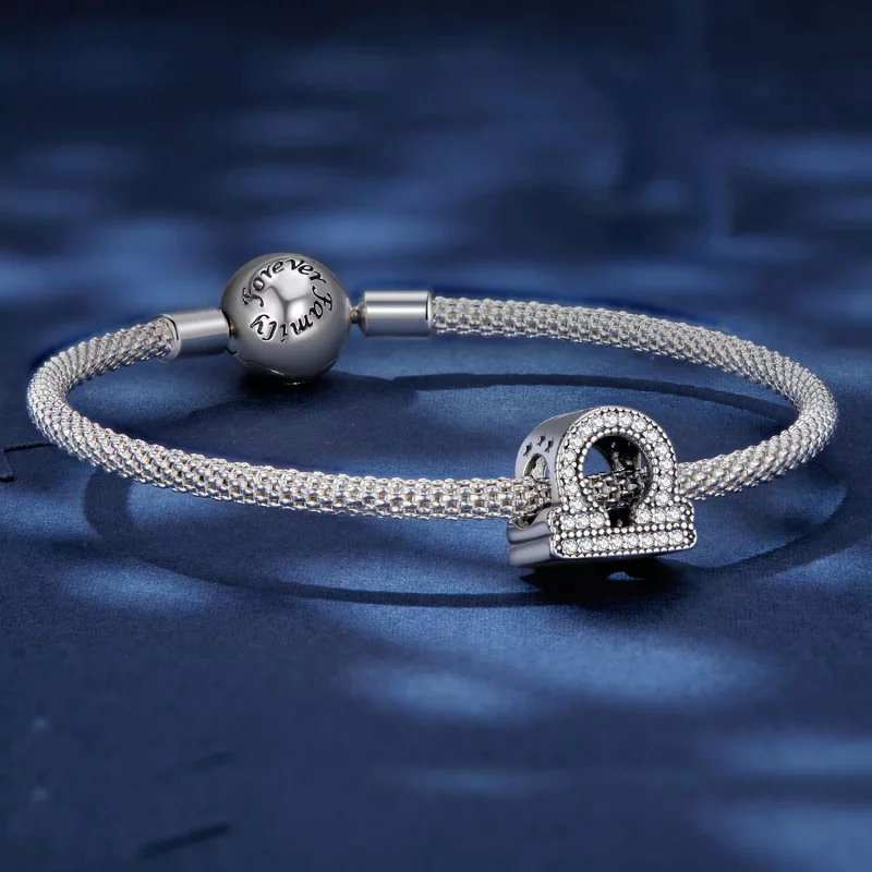 (imagen para) Charm del Zodiaco de la suerte estilo Pandora Libra - SCC2516-7 - Ver 5