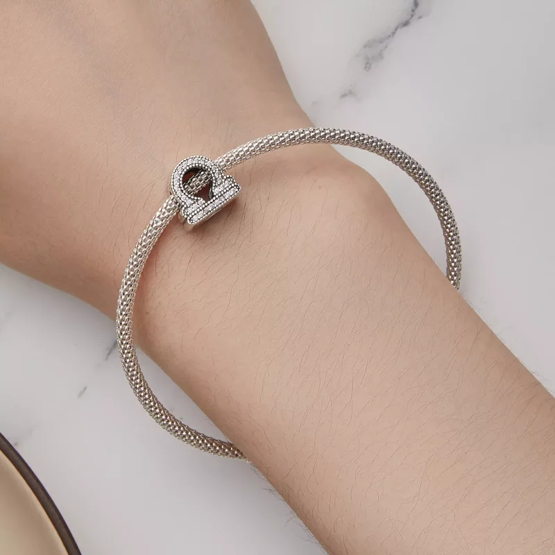 (imagen para) Charm del Zodiaco de la suerte estilo Pandora Libra - SCC2516-7 - Ver 6