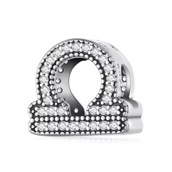 (imagen para) Charm del Zodiaco de la suerte estilo Pandora Libra - SCC2516-7