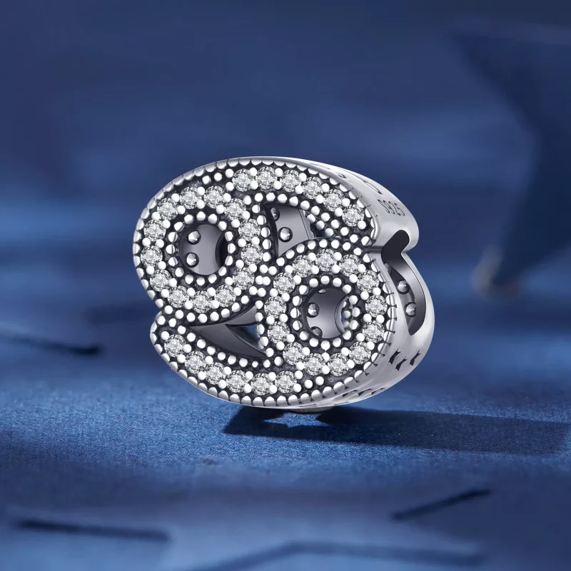 (imagen para) Charm del zodiaco de la suerte estilo Pandora para cáncer - SCC2516-4 - Ver 2