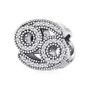 Charm del zodiaco de la suerte estilo Pandora para cáncer - SCC2516-4 (imagen para) Charm del zodiaco de la suerte estilo Pandora para cáncer - SCC2516-4