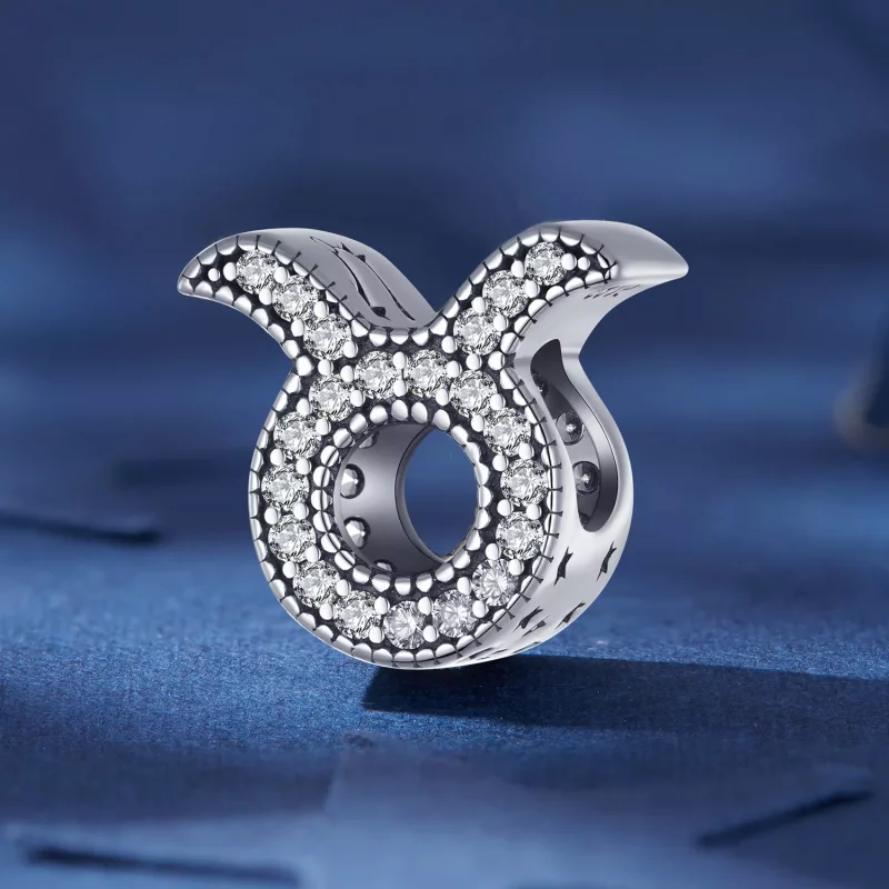 (imagen para) Charm del zodiaco de la suerte Tauro estilo Pandora - SCC2516-2 - Ver 2
