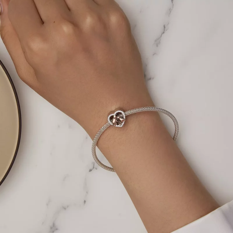 (imagen para) Charm estilo Pandora Besa al Gato - SCC2517 - Ver 6