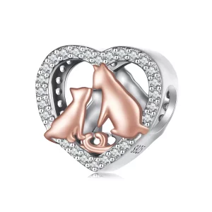 (imagen para) Charm estilo Pandora Besa al Gato - SCC2517