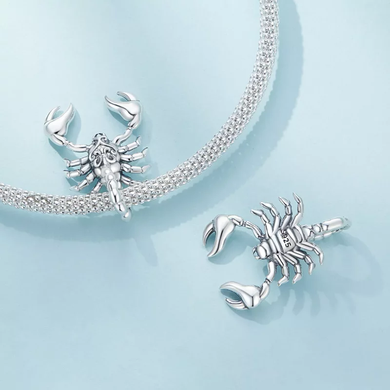 (imagen para) Charm estilo Pandora con escorpión - SCC2509 - Ver 4