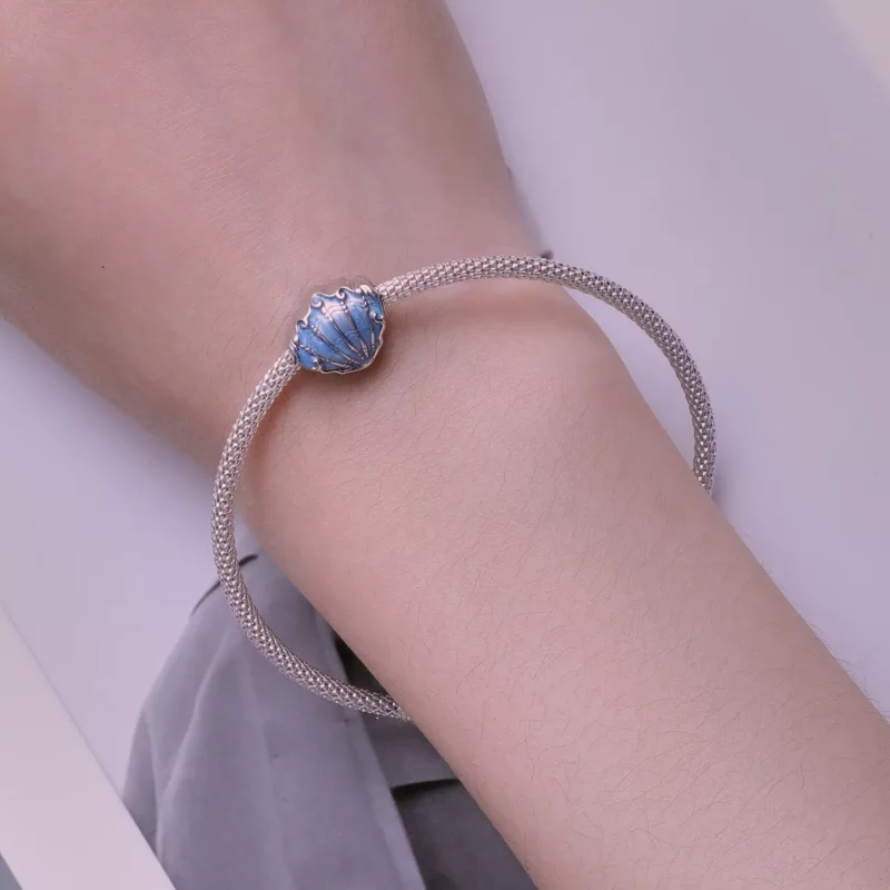 (imagen para) Charm estilo Pandora con forma de concha - SCC2507 - Ver 6