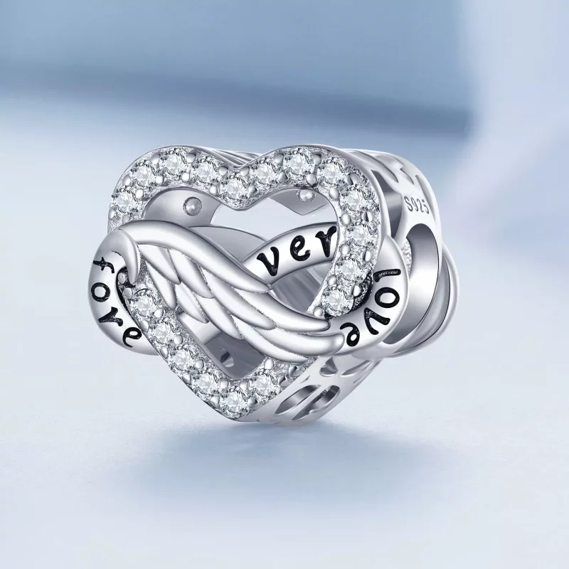 (imagen para) Charm estilo Pandora de Corazón Eterno - BSC853 - Ver 2