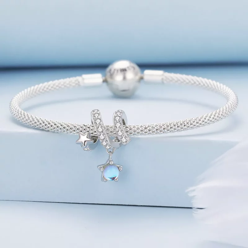 (imagen para) Charm estilo Pandora de Lluvia de Meteoros - BSC861 - Ver 3