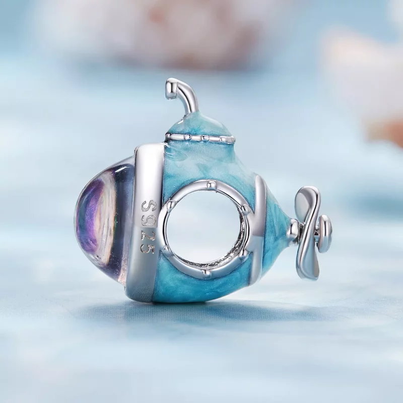 (imagen para) Charm estilo Pandora de Submarino - SCC2504 - Ver 3