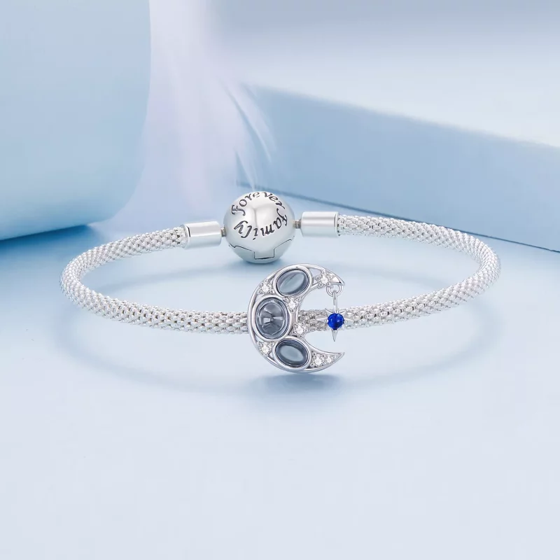 (imagen para) Charm Luna al estilo Pandora - BSC872 - Ver 5