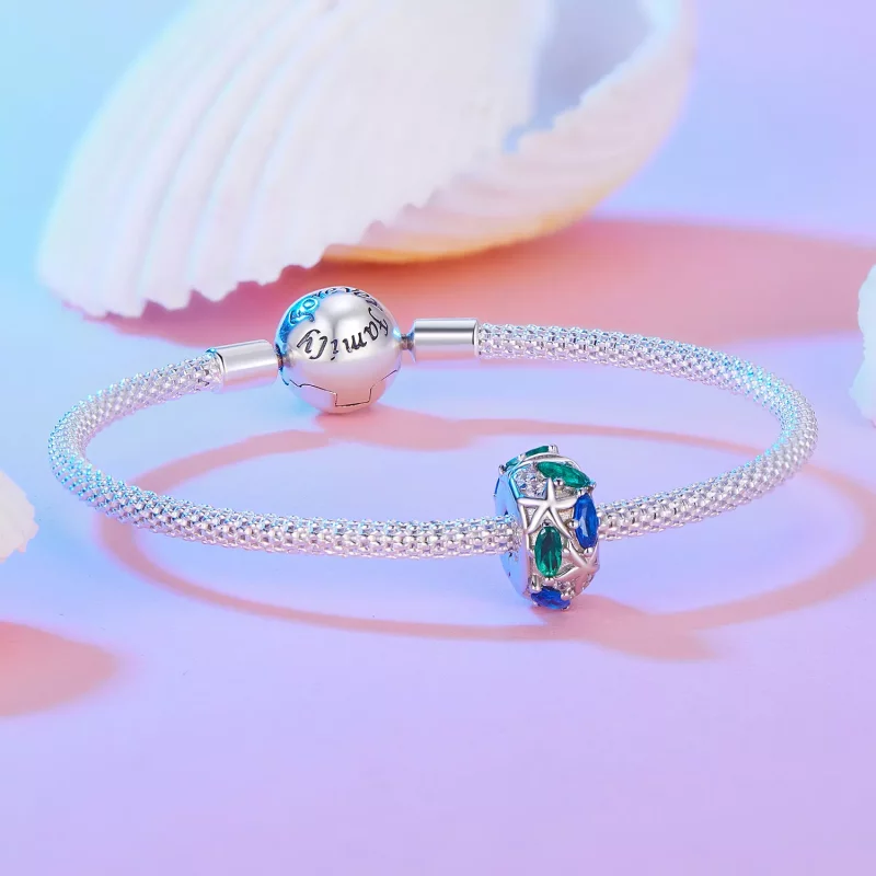 (imagen para) Clip de estilo Pandora con estrella de mar - BSC847 - Ver 5