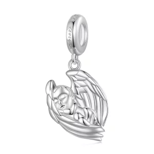 (imagen para) Colgante de dije estilo Pandora con angelito bebé - BSC851