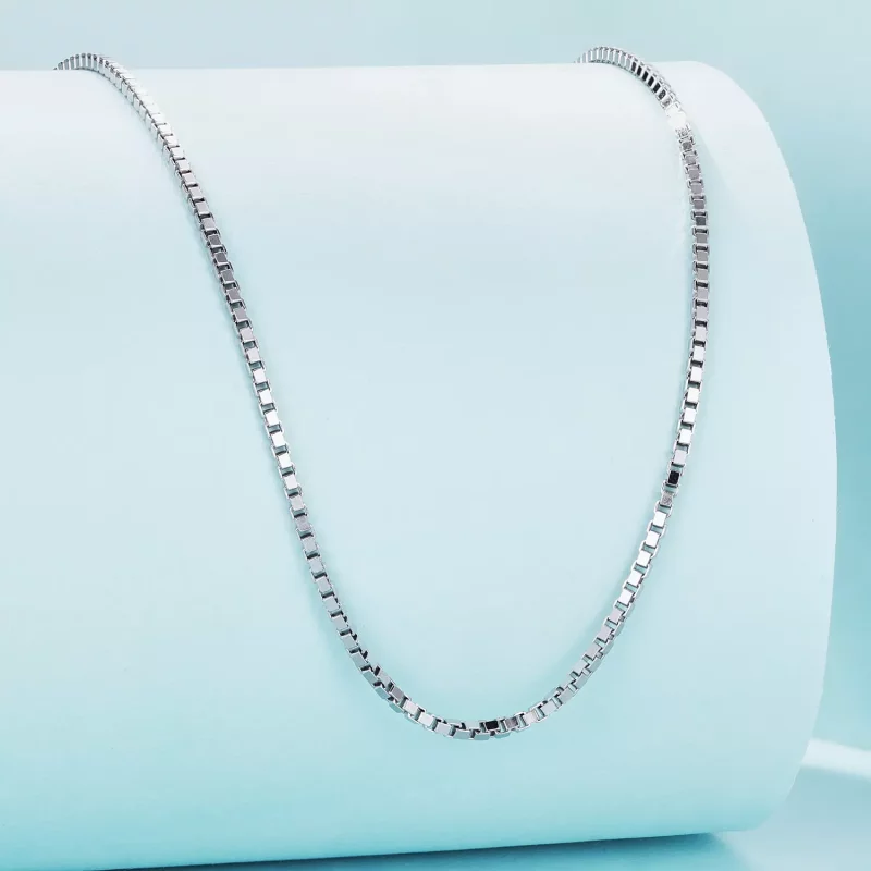 (imagen para) Collar de cadena básica estilo Pandora Boxchain 0.8 - SCA024 - Ver 2