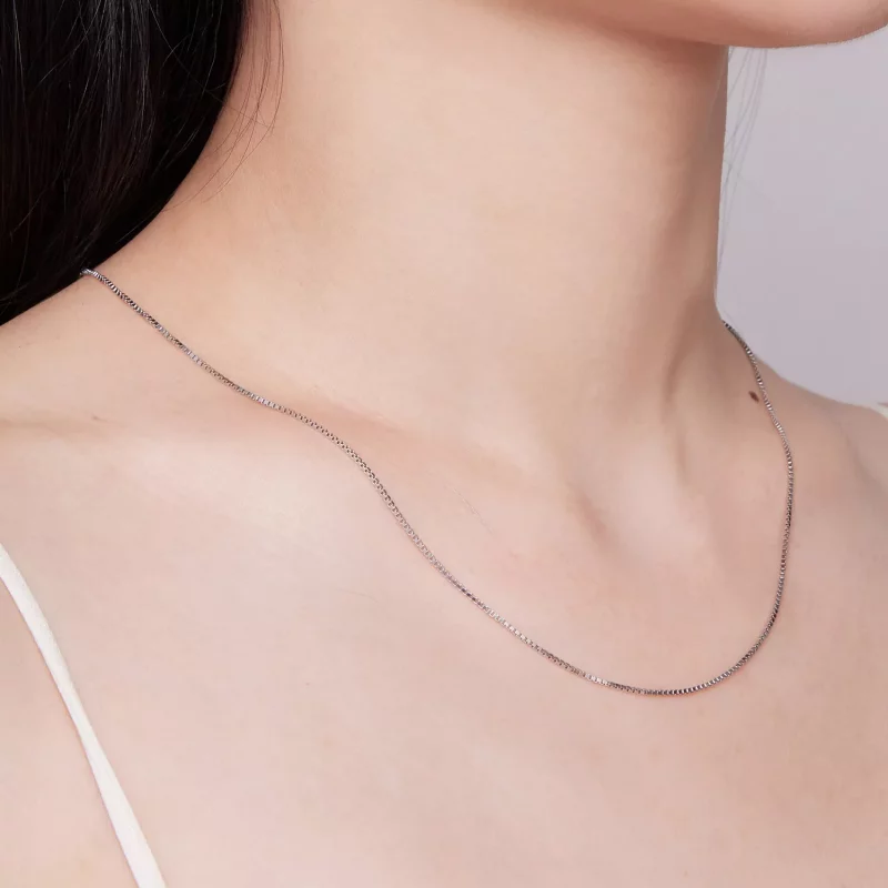 (imagen para) Collar de cadena básica estilo Pandora Boxchain 0.8 - SCA024 - Ver 5