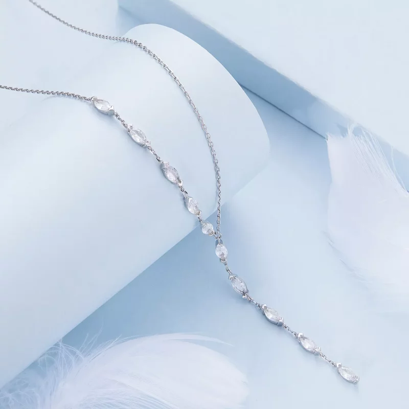 (imagen para) Collar de cadena estilo Pandora en forma de Y - BSN330 - Ver 2