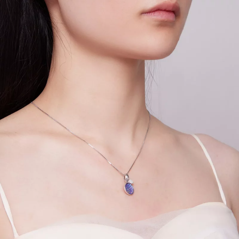 (imagen para) Collar estilo Pandora con cola de pez - BSN326 - Ver 6