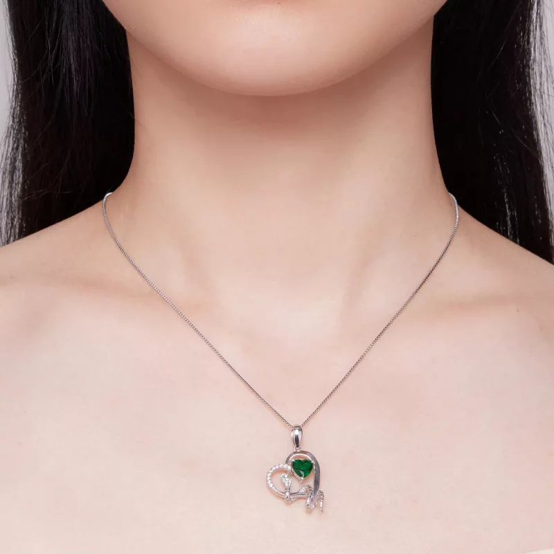 (imagen para) Collar estilo Pandora con exquisita serpiente en forma de corazón - BSN327 - Ver 4