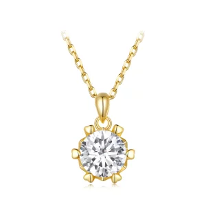 (imagen para) Collar estilo Pandora con lujoso moissanite - MSN006-B
