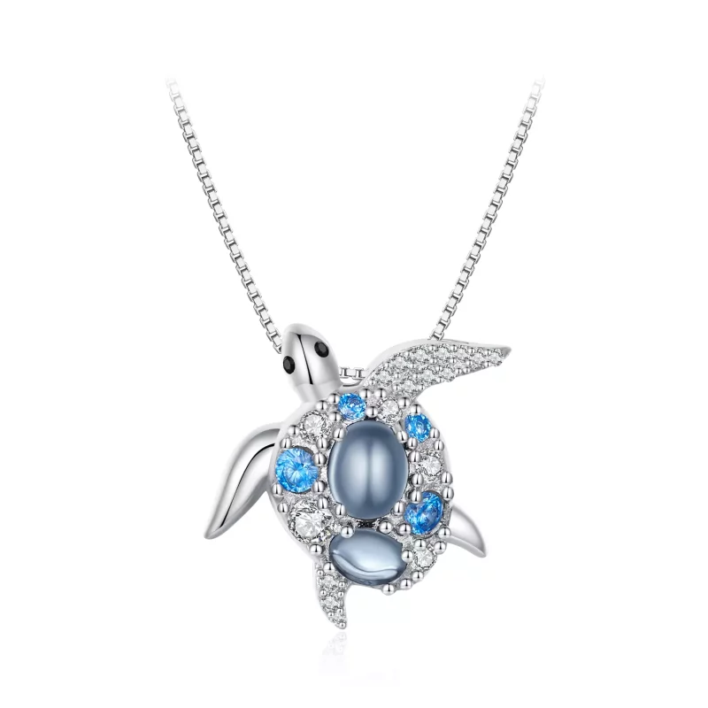 (imagen para) Collar estilo Pandora con tortuga marina - BSN331