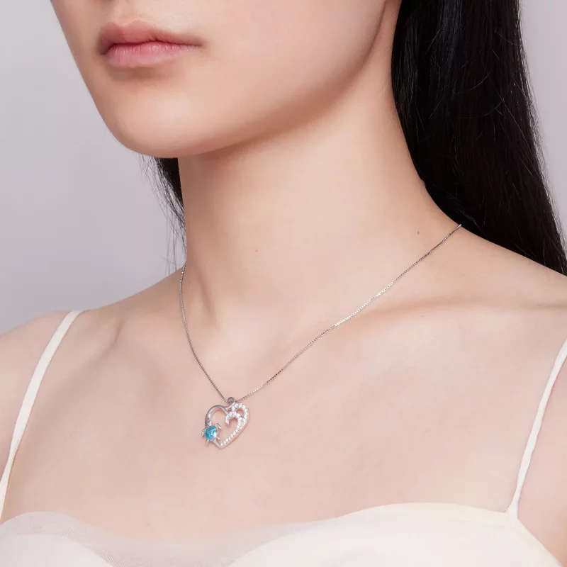 (imagen para) Collar estilo Pandora con tortuga marina - SCN499 - Ver 8